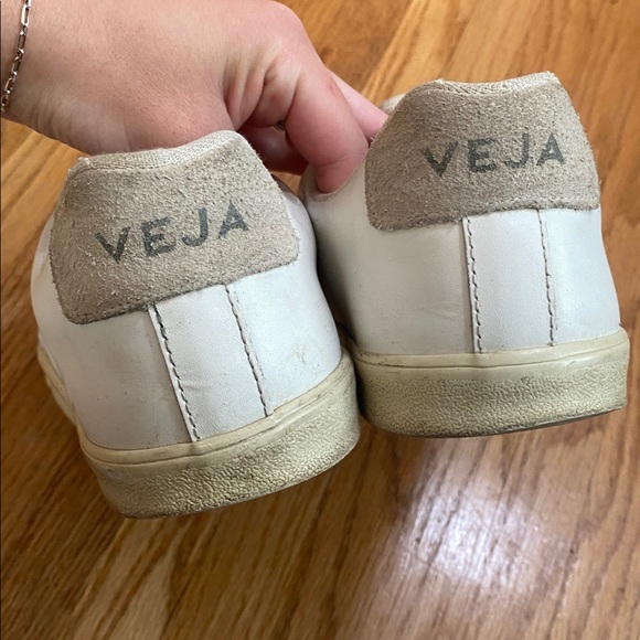 Veja Esplar white leather sneakers size 9 - Picture 11 of 13